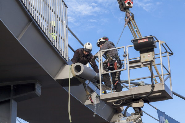 Fu�- und Radwegbr�cke von Sauerzapfe Architekten