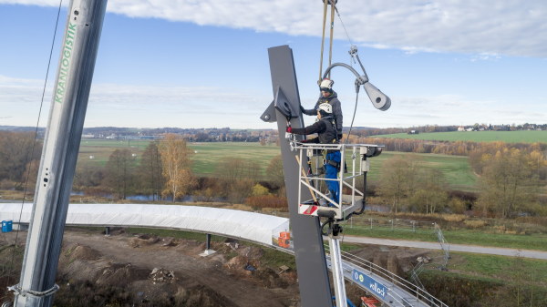 Fu�- und Radwegbr�cke von Sauerzapfe Architekten