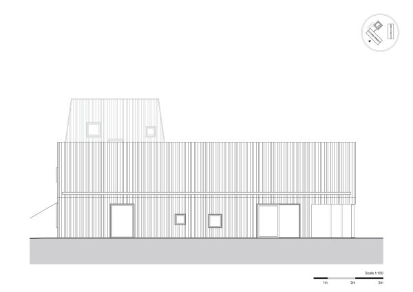 Ansicht West - Villa