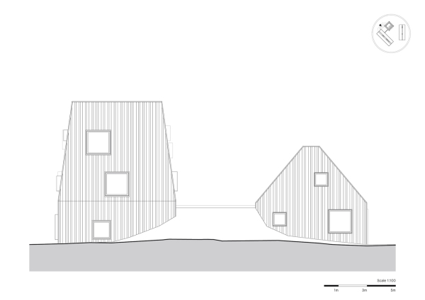 Ansicht Nord - Villa