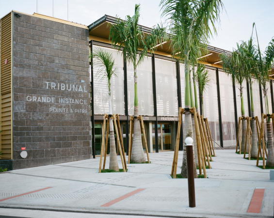 Justizpalast im karibischen Guadeloupe