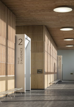 Justizpalast im karibischen Guadeloupe