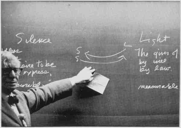 Louis Kahn, Vortrag Silence and Light am Departement Architektur der ETH Zrich, 1969