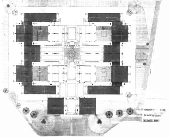 Ricardo Bofill  Taller de Arquitectura: Walden 7, Barcelona, 1975