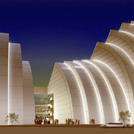Baubeginn fr Moshe Safdies Konzerthalle in Kansas