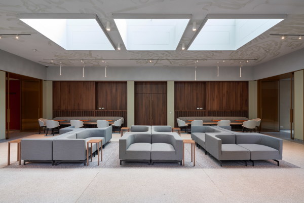 Die neugestaltete Lounge.