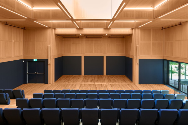Blick ins Auditorium, genannt Tinbergenzaal.