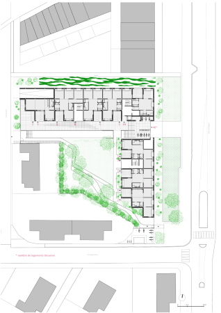 Wohnungsbau in Dijon von Sophie Delhay