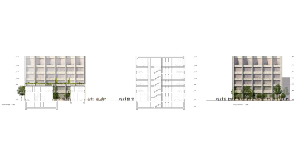 3. Preis: Max Dudler mit Planorama Landschaftsarchitektur, beide Berlin
