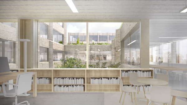 3. Preis: Max Dudler mit Planorama Landschaftsarchitektur, beide Berlin