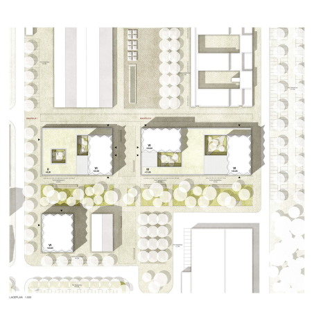 3. Preis: Max Dudler mit Planorama Landschaftsarchitektur, beide Berlin