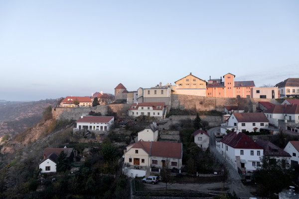 Znojmo im Abendlicht.