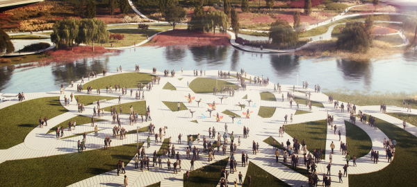 MVRDV planen Uferlandschaft in Seoul