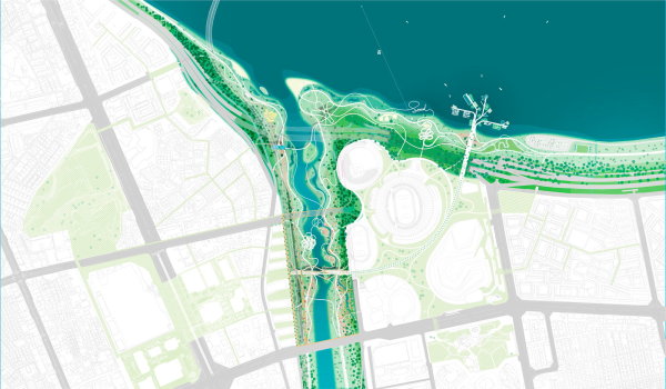 MVRDV planen Uferlandschaft in Seoul