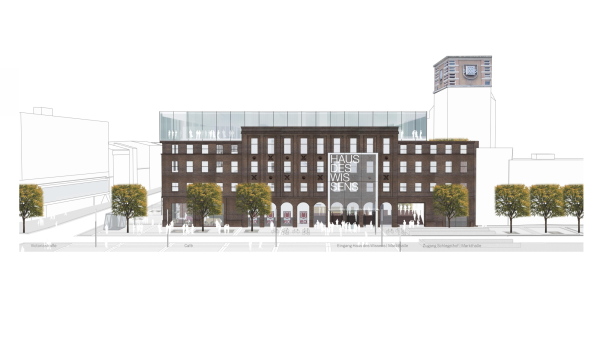 3. Preis: dreibund architekten, Ansicht Nord