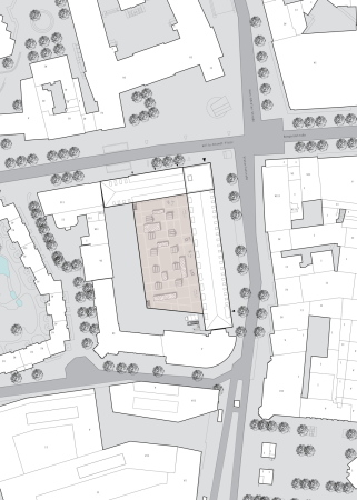 Eine Anerkennung: Atelier Lohrer, Lageplan