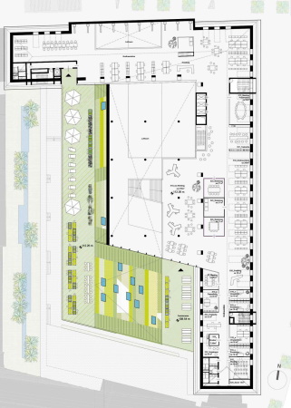 1. Preis: Cross Architecture, Grundriss 4. Obergeschoss