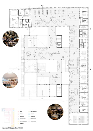 2. Preis: gernot schulz : architektur, Grundriss 3. Obergeschoss