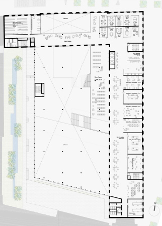 1. Preis: Cross Architecture, Grundriss 2. Obergeschoss