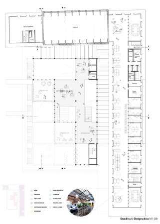 2. Preis: gernot schulz : architektur, Grundriss 4. Obergeschoss