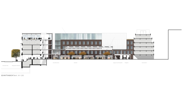 3. Preis: dreibund architekten, Schnitt