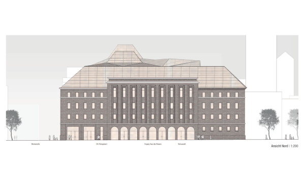 Eine Anerkennung: pfp architekten, Ansicht Nord