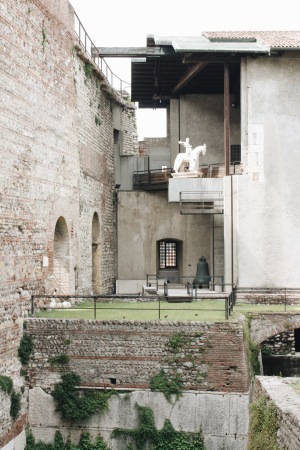 Das Castelvecchio in Verona von Carlo Scarpa ist Ausdruck einer interpretierenden Rekonstruktion (Rekonstruktionsphase: 1957-75)