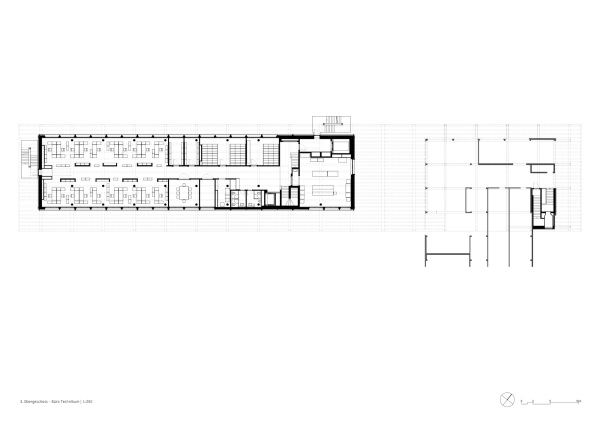 3. Obergeschoss: Technikum