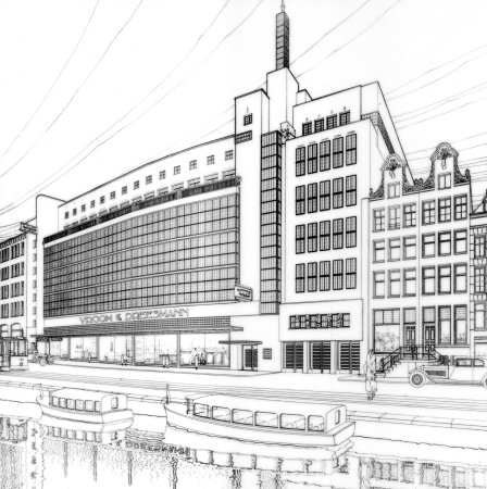 Historische Darstellung, Zustand 1920er Jahre