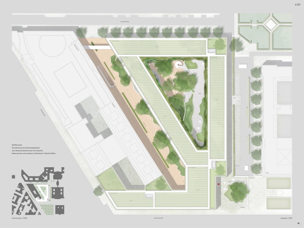 Eine Anerkennung: Schulz und Schulz Architekten, Leipzig und DRR Landschaftsarchitekten, Halle