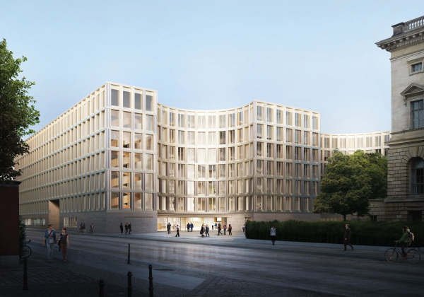 Eine Anerkennung: Kleihues + Kleihues Gesellschaft von Architekten und Capatti Staubach, beide Berlin