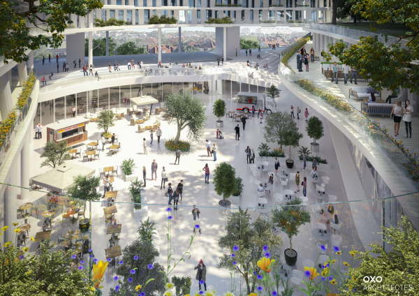 OXO planen Hochhaus bei Paris