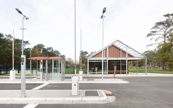 Wachgebude in Nienburg von dRei Architekten