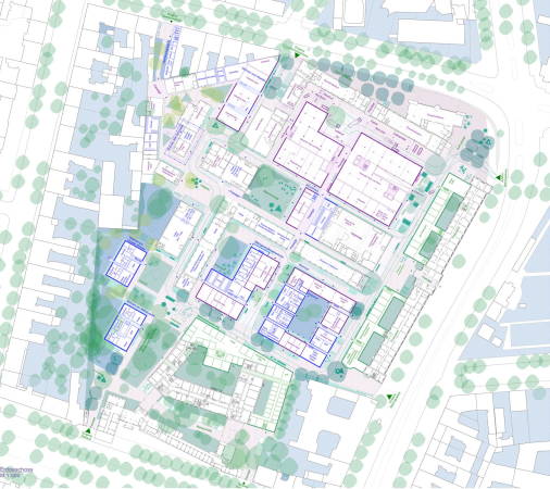 Erdgeschossnutzungen bei ifau, Stadt Land Fluss, friedburg hhvh und projektbro