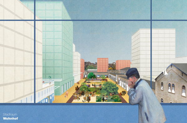 Visualisierung von Robertneun Architekten, BeL und Studio Vulkan