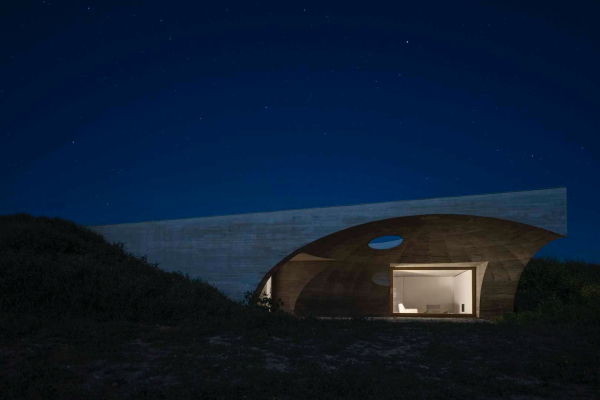 Beton-Ferienhaus von Aires Mateus im S�den Portugals