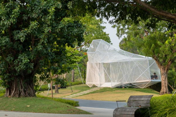 Pavillon von AirLab in Singapur