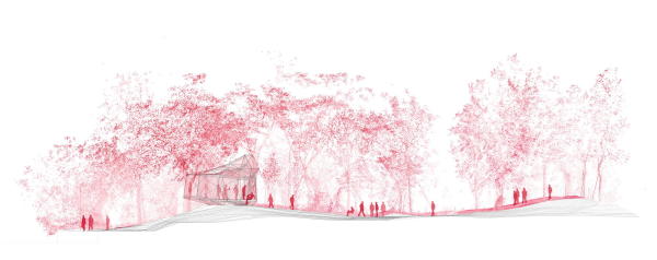 Pavillon von AirLab in Singapur