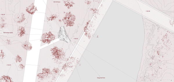 Pavillon von AirLab in Singapur