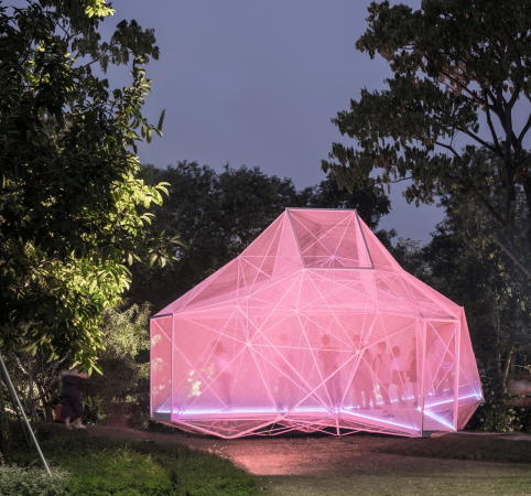 Pavillon von AirLab in Singapur