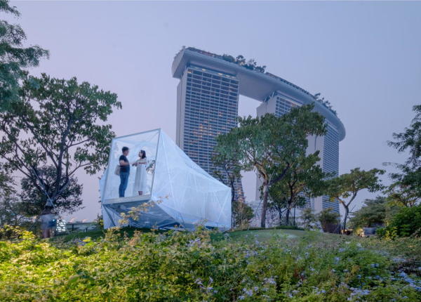 Pavillon von AirLab in Singapur