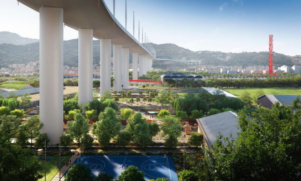 Stefano Boeri plant Brckenpark in Genua