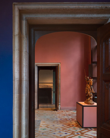 berall dominieren nun krftige Wandfarben.