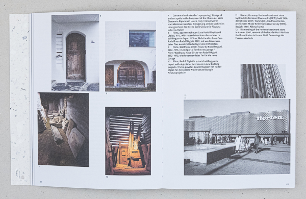 Wieder- und Weiterverwertung als Gestaltungsprinzip in der Architektur