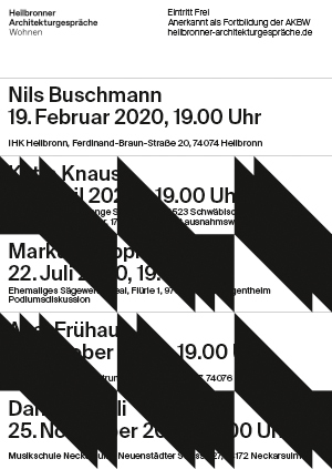 Heilbronner Architekturgesprche starten mit Nils Buschmann
