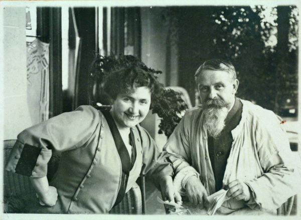 Undatiertes Foto von Jika und Louis Majorelle