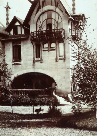 Historisches Foto der Villa Majorelle, ca. 1902/03
