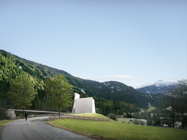 Herzog & de Meuron planen Autobahnkirche in Graubnden