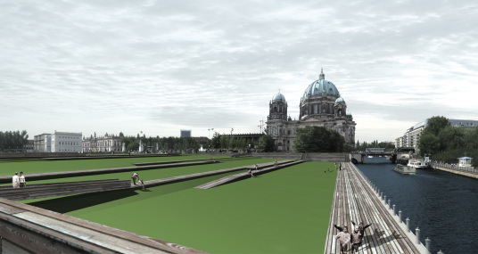 Ausstellung der Wettbewerbsarbeiten zum Schlossareal in Berlin