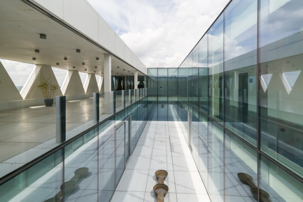 Dachterrasse im 16. Stockwerk